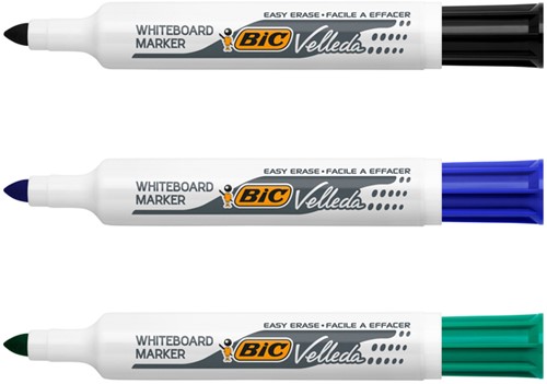 Whiteboardmarker Bic Velleda 1711 rond large groen-2