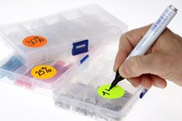 Etiket Rillprint 35mm 500st op rol wit-2