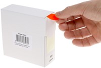 Etiket Rillprint 25mm 500st op rol fluor rood-3