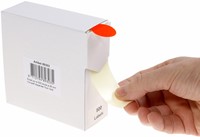 Etiket Rillprint 25mm 500st op rol fluor rood-4