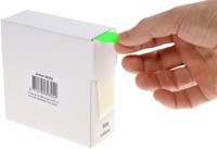 Etiket Rillprint 25mm 500st op rol fluor groen-3