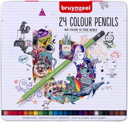Kleurpotlood Bruynzeel set à 24 stuks assorti