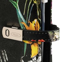 Organizer Kalpa Pocket inclusief agenda 2026-2027 7dagen/2pagina's bloemenzee zwart-1