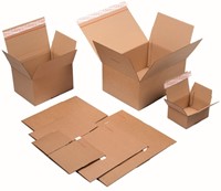 Quickbox IEZZY 400x260x250mm B-golf bruin 10 stuks-1