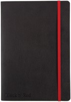 Notitieboek Oxford Black n' Red A5 business journal 72vel lijn
