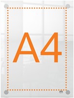 Infobord Nobo Premium Plus A4 acryl wand-6