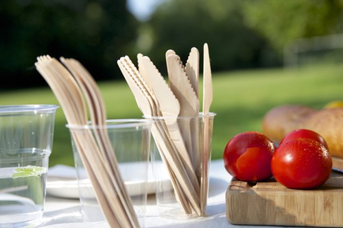 Mes IEZZY 160mm hout 100 stuks-2