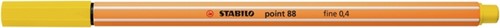 Fineliner STABILO point 88/24 fijn citroengeel-2