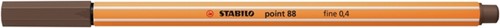 Fineliner STABILO point 88/65 fijn amber-2