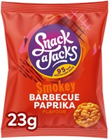 Mini rijstwafels Snack-a-Jacks barbeque paprika