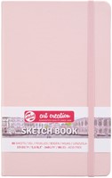 Schetsboek Talens Art Creation 80 witte vellen 140gr 130x210mm roze