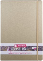 Schetsboek Talens Art Creation 80 witte vellen 140gr 210x300mm witgoud