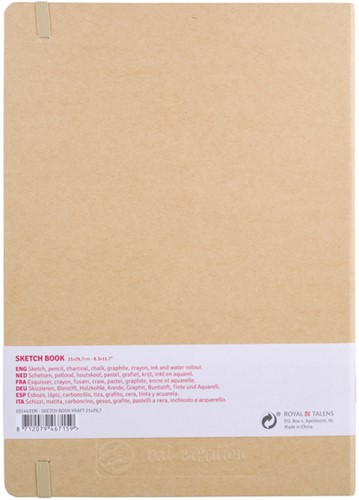 Schetsboek Talens Art Creation 80 witte vellen 140gr 210x300mm kraft-2