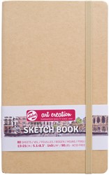 Schetsboek Talens Art Creation 80 witte vellen 140gr 130x210mm kraft