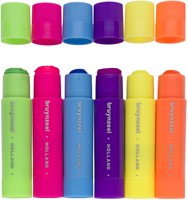 Verfstiften Bruynzeel Kids set à 6 neonkleuren-2