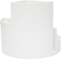 Pennenkoker MAULroundbox Blauwe Engel recycled 6 vaks wit-2