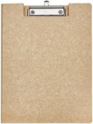 Klembordmap MAULbalance A4 staand sterk 3mm karton met houtstructuur
