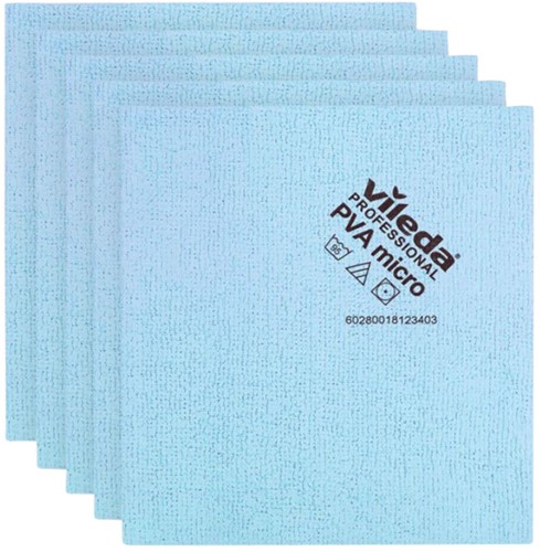 Microvezeldoeken Vileda Pro blauw