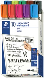 Whiteboardmarker Staedtler Lumocolor 351 set à 10 stuks assorti