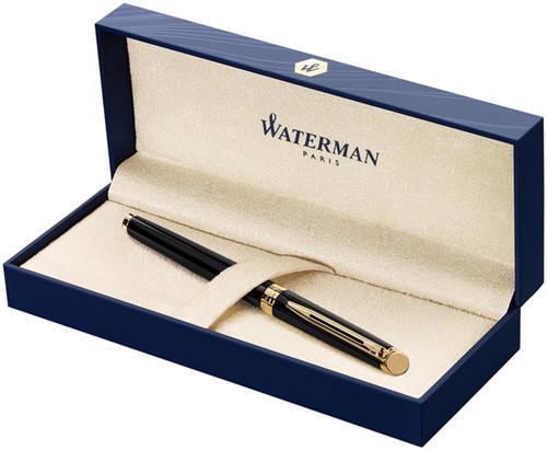 Vulpen Waterman Hémisphère black lacquer GT medium-2