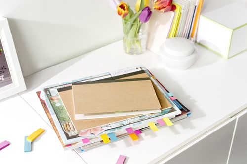 Markeerstrook Post-it 670-5-TFEN 15x50mm Energetic 5 stuks-2