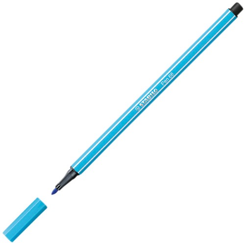 Viltstift STABILO Pen 68 Arty medium assorti blik à 66 stuks-2