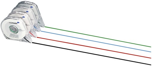 Planbord verdeeltape Legamaster 2,5mmx16m blauw-2