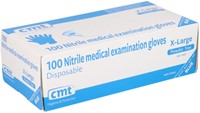 Handschoen CMT XL nitril blauw 100 stuks