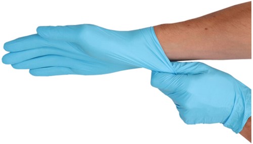 Handschoen CMT XL nitril blauw 100 stuks-3