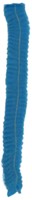 Haarnet CMT clip non-woven L 53cm PP blauw 100 stuks-1