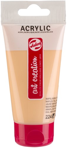 Acrylverf Talens Art Creation 224 napelsgeel rood tube à 75ml