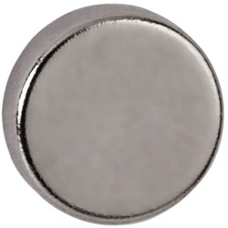 Magneet MAUL Neodymium rond 10x3mm 2kg 10 stuks