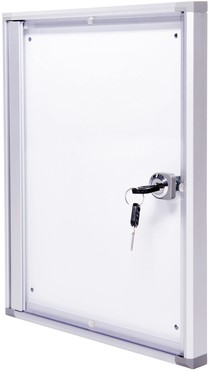 Binnenvitrine wand MAULextraslim whiteboard 1xA4 met slot-2