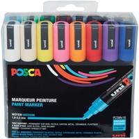 Paintmarker Uni POSCA PC5M medium assorti set à 16 stuks
