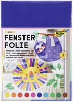 Raamfolie Folia 23x33cm 10 vel 10 kleuren