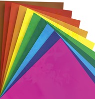 Raamfolie Folia 23x33cm 10 vel 10 kleuren-2