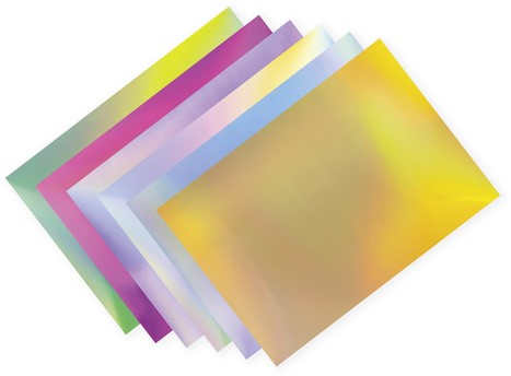 Regenboogpapier en karton Folia 24x34cm 120gr en 250gr 12 vel 6 tinten-2