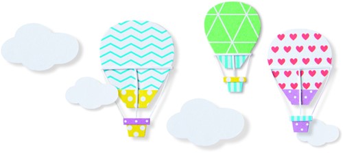 Fotokarton Folia A6 40vel met basisdesigns assorti-2