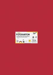 Fotokarton Folia 300gr 50x70cm 10vel 20 vuurrood