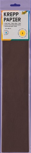 Crêpepapier Folia 50x250cm 10vel 115 chocoladebruin