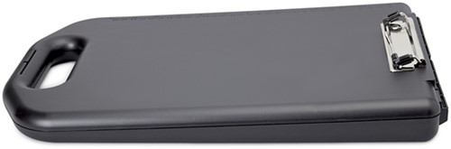 Klembordkoffer MAULbreed A4 staand met opbergvak large topopening PP zwart-2