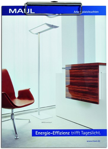 Papierklem MAUL Beugelklem staal 120mm zilver 10 stuks-2