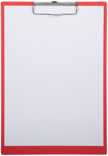 Klembord MAULbalance A4 staand versterkt 3mm karton rood-3