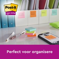 Memoblok Post-it 655 Super Sticky 76x127mm neon geel 12 stuks-1