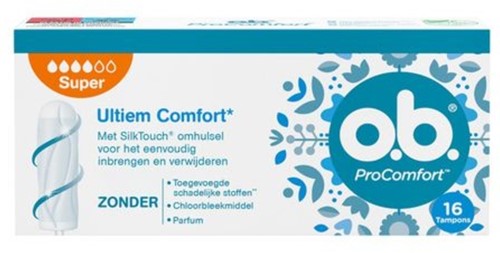 Tampons OB ProComfort Super 16 stuks