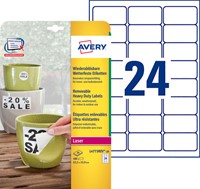 Etiket Avery L4773REV-20 63.5x33.9mm wit 480 stuks-2