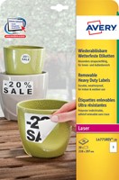 Etiket Avery L4775REV-20 210x297mm wit 20 stuks