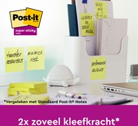 Memoblok Post-it 654 Super Sticky 76x76mm canary yellow 12 stuks-2