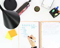 Collegeblok Oxford School A4+ lijn 23-gaats 160 pagina's 80gr pastel assorti 3 stuks-2