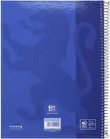 Notitieboek Oxford Classic Europeanbook A4+ 4-gaats lijn 80vel donkerblauw-2